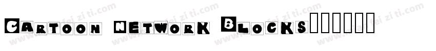 Cartoon Network Blocks字体转换